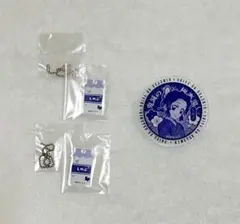 鬼滅の刃　胡蝶しのぶ　極楽湯　牛乳瓶蓋アクリルバッジ　牛乳瓶キーホルダー　新品