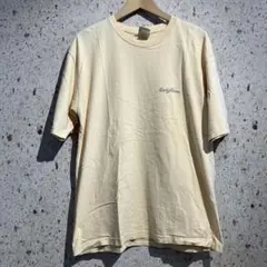 00s Body Glove ロゴ刺繍Tシャツ　ボディグローブ　ベージュ