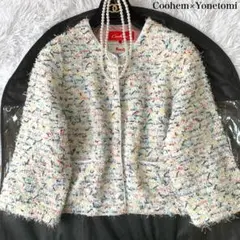 Coohem/ヨネトミツイード　米富繊維 カーディガン ノーカラーコート　ホック MEN - Yonetomi STORE ONLINE｜ヨネトミストアオンライン