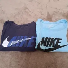 NIKE Tシャツ 2枚セット ネイビー 水色