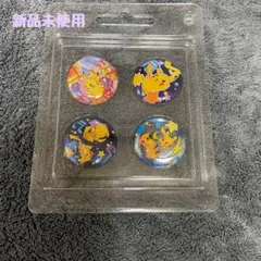 【新品】ピカチュウ　缶バッチ　平成レトロ　ポケモン