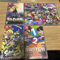 Nintendo Switch ゲームソフト 5本セット