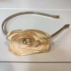 花飾り付きカチューシャ