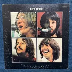 ビートルズ レットイットビー(AP-80189丸帯) Beatles LET IT BE w/RED WAX Round & Oscar Obi Inner Sleeve