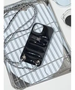 【Darich】 DDリボンiPhoneケース iPhone13-14 ブラック