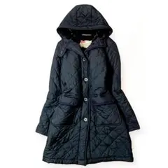 ★TraditionalWeatherwear★キルトコート 紺 ネイビー 38