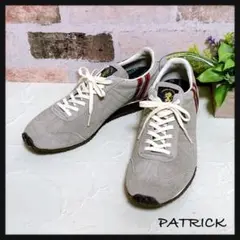 未使用級【PATRICK パトリック】レザースニーカー アイリス ベロア 39