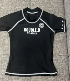 DOUBLE.B ラッシュガード ダブルビー　130cm 黒 ミキハウス