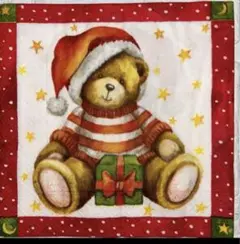 ꕤ︎︎·͜· ︎︎ Xmas動物6①・ 4枚セットペーパーナプキン