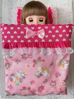メルちゃん ソランちゃん ネネちゃん 布団 セット うさぎ ピンク ②-2