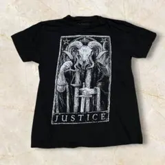 【Mortus Viventi タロットTシャツ ジャスティス アート L】
