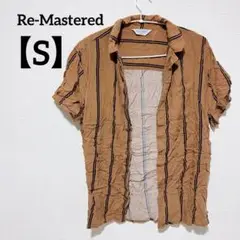 Re-Mastered ストライプ半袖シャツ【S】