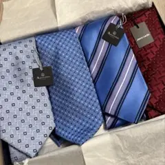 Aquascutum & pierre cardin ネクタイ4本セット