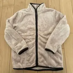 フリースジャケット サイズ120 クリーム色