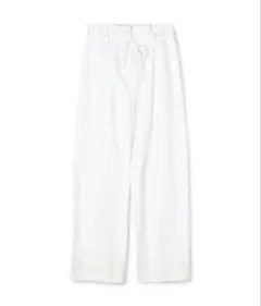 【新品】DES PRES／コットンナイロンパンツ（白）