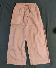 無印　インド綿　リラックスパンツ