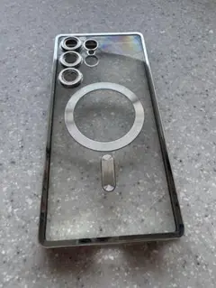 Galaxy S25 ultra ケース　メタリックシルバー