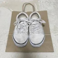 VANS オールドスクール ホワイト 22.5cm