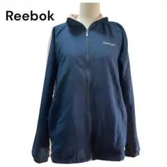 Reebok リーボック ナイロンジャケット XL ネイビー