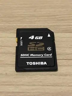 送料無料　TOSHIBA 4GB SDカード