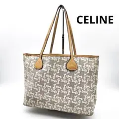 A4可 CELINE 馬車柄 PVC トートバッグ ハンドバッグ セリーヌ