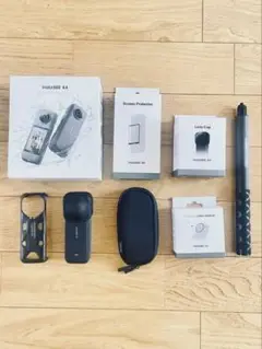 Insta360 X4 本体と付属品　新品同等　レンズガード付き