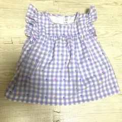 ガーゼ生地のふんわりトップス
