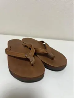 レインボーサンダル　ビーチサンダル　レザー　24センチ　値下げ！
