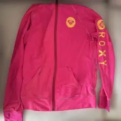 Roxy フルジップ ラッシュガード ピンク