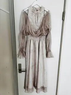 美品one afteranotherNICE CLAUPオフショルワンピース