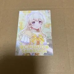 バンドリ　パスパレ　ミニアルバムCD特典　白鷺千聖　カード