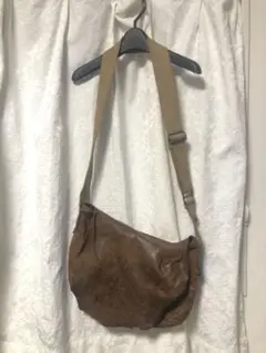 JAS M.B クラックレザーショルダーバッグ