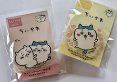 ちいかわ アクリルクリップ（オレンジ）ハチワレ×1(ピンク)ちいハチ×1
