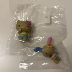 サンリオ　みんなでバカンスフィギュア　キティ　ウサハナ