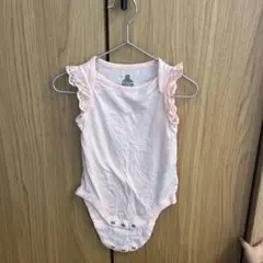 GAP フリル付きボディスーツ 6-12ヶ月 ピンク