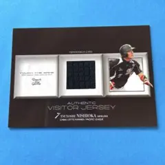 プロ野球カード　ロッテ　西岡剛 ジャージカード