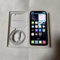 美品 SIMフリー iPhone12 mini 128GB レッド 付属品