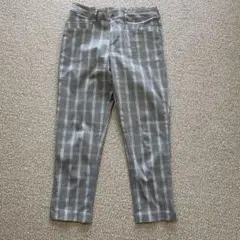 ミッシェルクラン　MK タータンチェック　パンツ　サイズ38 美品