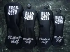【即発送】マルボンゴルフ Malbon ヘッドカバー 4個セット マルボン