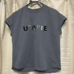 gready brilliant UTOPIEパールロゴTシャツ
