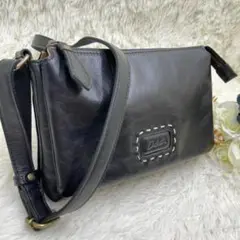 ★未使用級★ Dakota ショルダーバッグ 斜め掛け 肩掛け ポーチ 本革