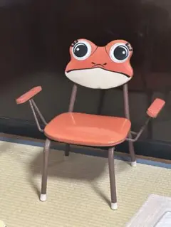 【アンティーク】昭和レトロ カエル ケロヨン 子供用椅子 キッズチェア 笛鳴り アンティーク】昭和レトロ カエル ケロヨン 子供用椅子 キッズ