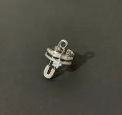 定価1.7万　CZダイヤ　デザインリング　新品