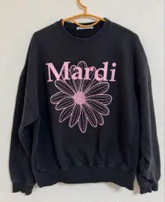 Mardi Mercredi 新品未使用　パーカー　ブラック Mardi Mercredi 新品未使用 パーカー ブラック