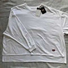 新品タグ付 Dickies バックプリント 長袖 Tシャツ