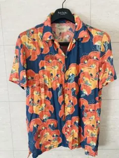 Nudie jeans ヌーディージーンズ アロハシャツ 半袖 S 美品