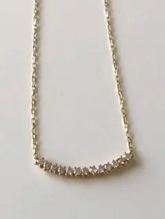 デパート購入18Kダイヤモンドのネックレスリングピアスの3点セット