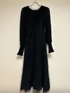 fumie tanaka フミエタナカ モヘヤニットワンピース