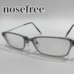 眼鏡市場　nosefree メガネ　眼鏡　グレー　シルバー　チタニウム