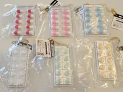 ミニおくすりシートBC　キーホルダー6個セット